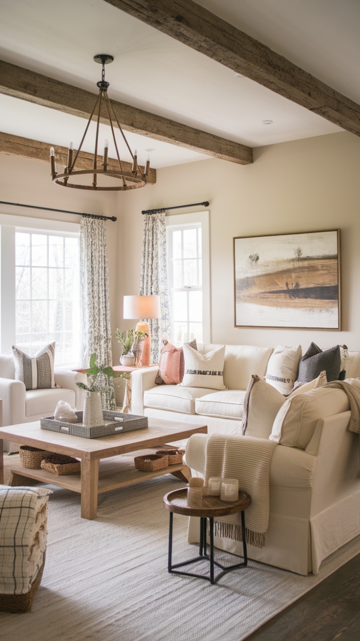 Country Charm: A Cozy Blend of Rustic and Modern Elegance