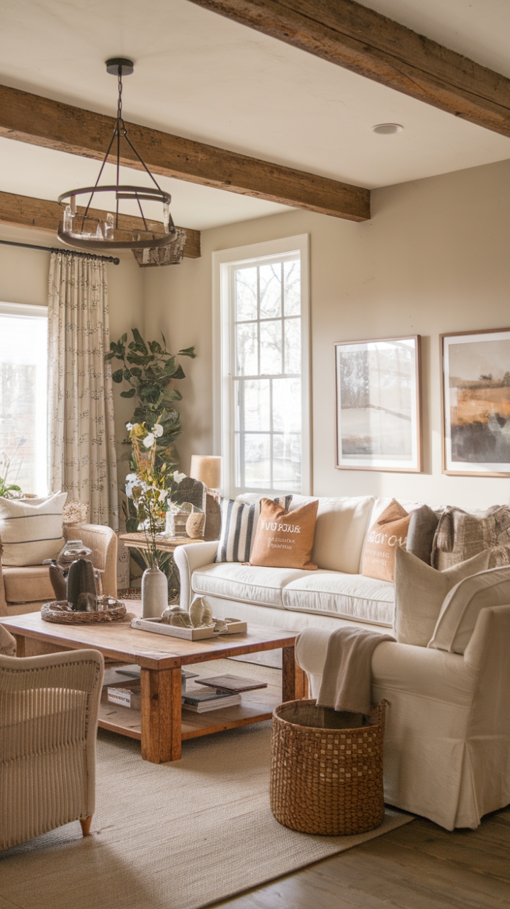 Charming Modern Farmhouse Living Room