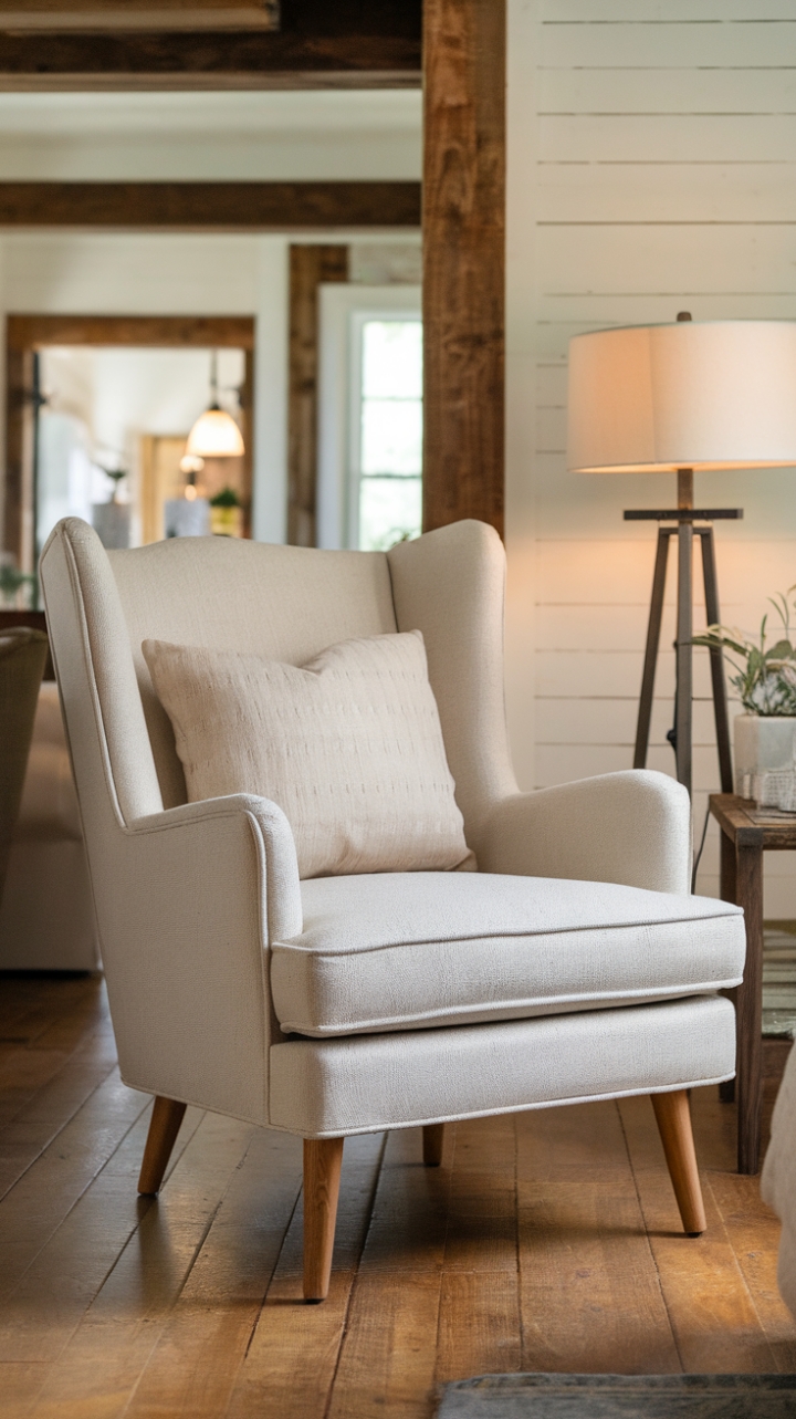 Warmth and Serenity in a Rustic Modern Space