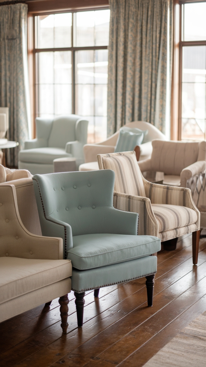 Charming Farmhouse Accent Chairs Create a Cozy Corner