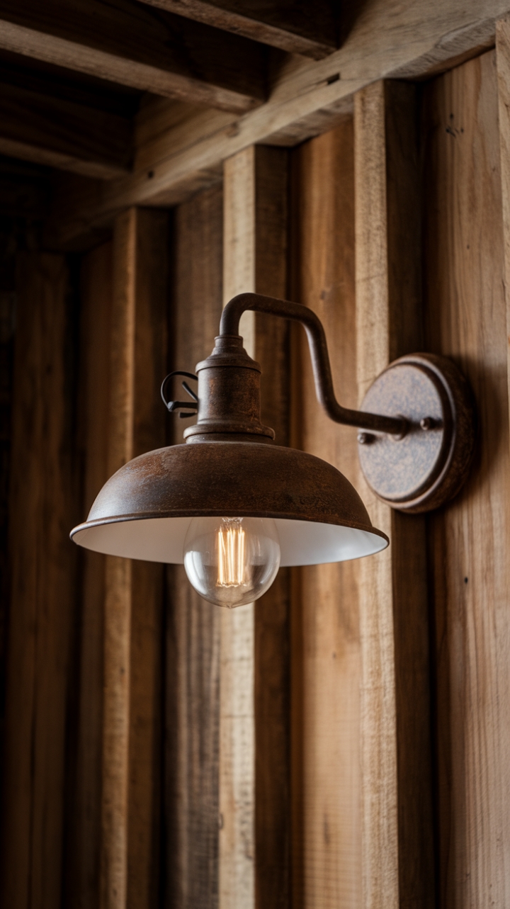 Vintage-Inspired Gooseneck Sconce for Cozy Farmhouse Charm