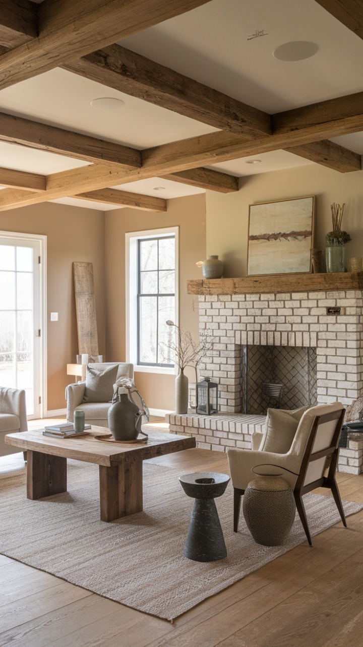 Modern Farmhouse Comfort: A Cozy Living Room Retreat