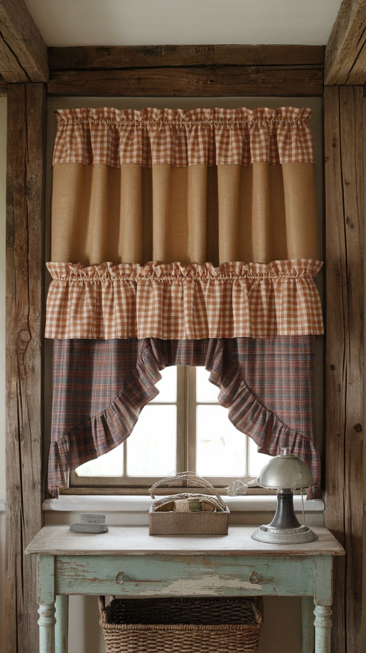 Country Charm: Cozy Valances for a Farmhouse Feel
