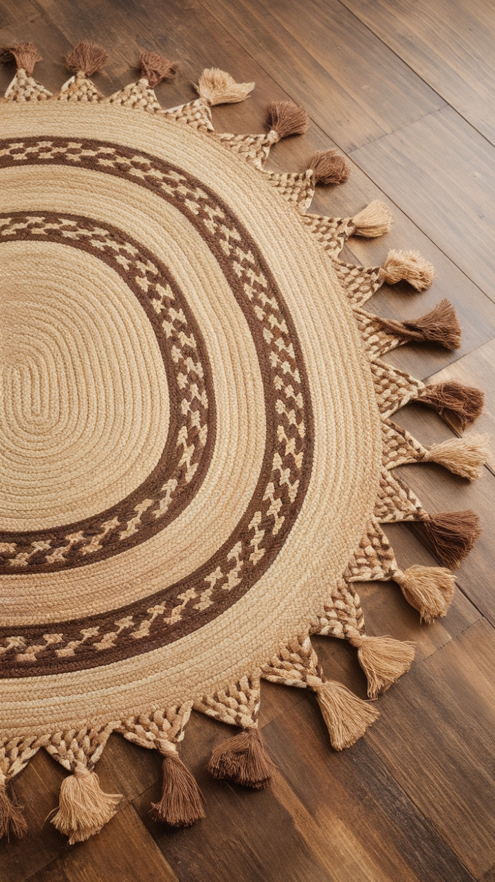 Rustic Charm: Braided Rug Adds Cozy Farmhouse Flair