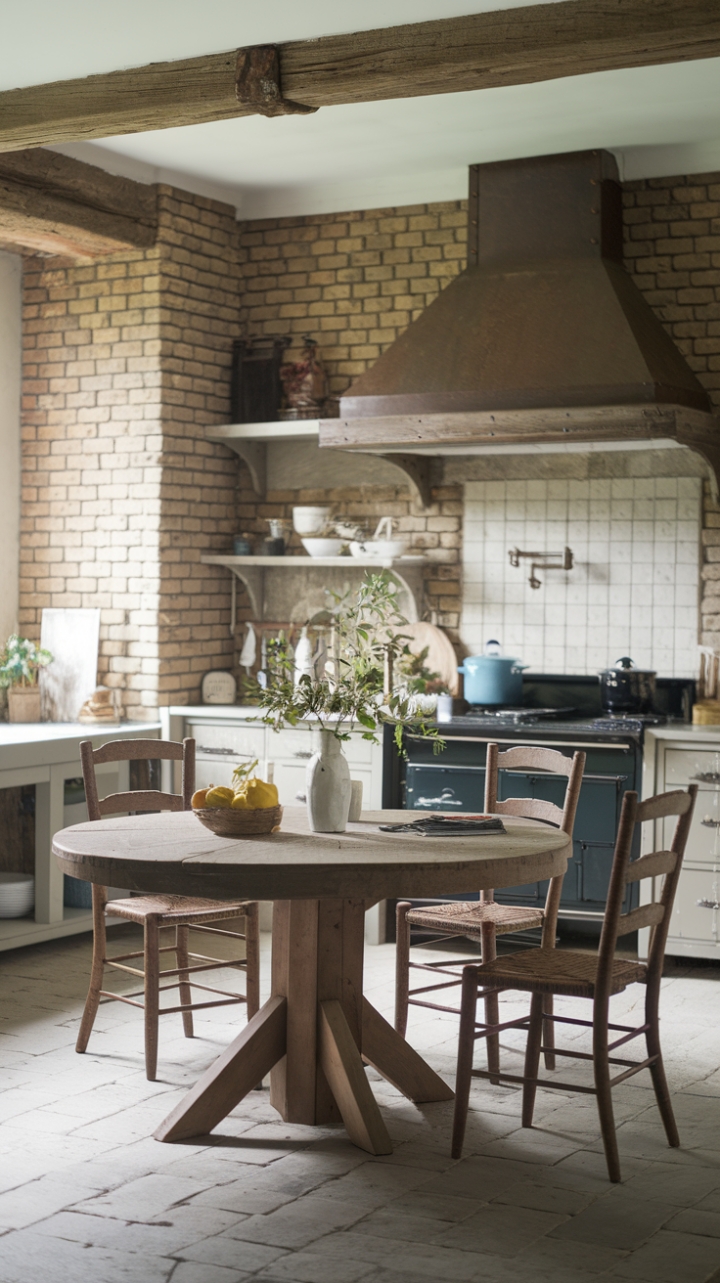 Country Charm: An Inviting Dining Nook with Vintage Details