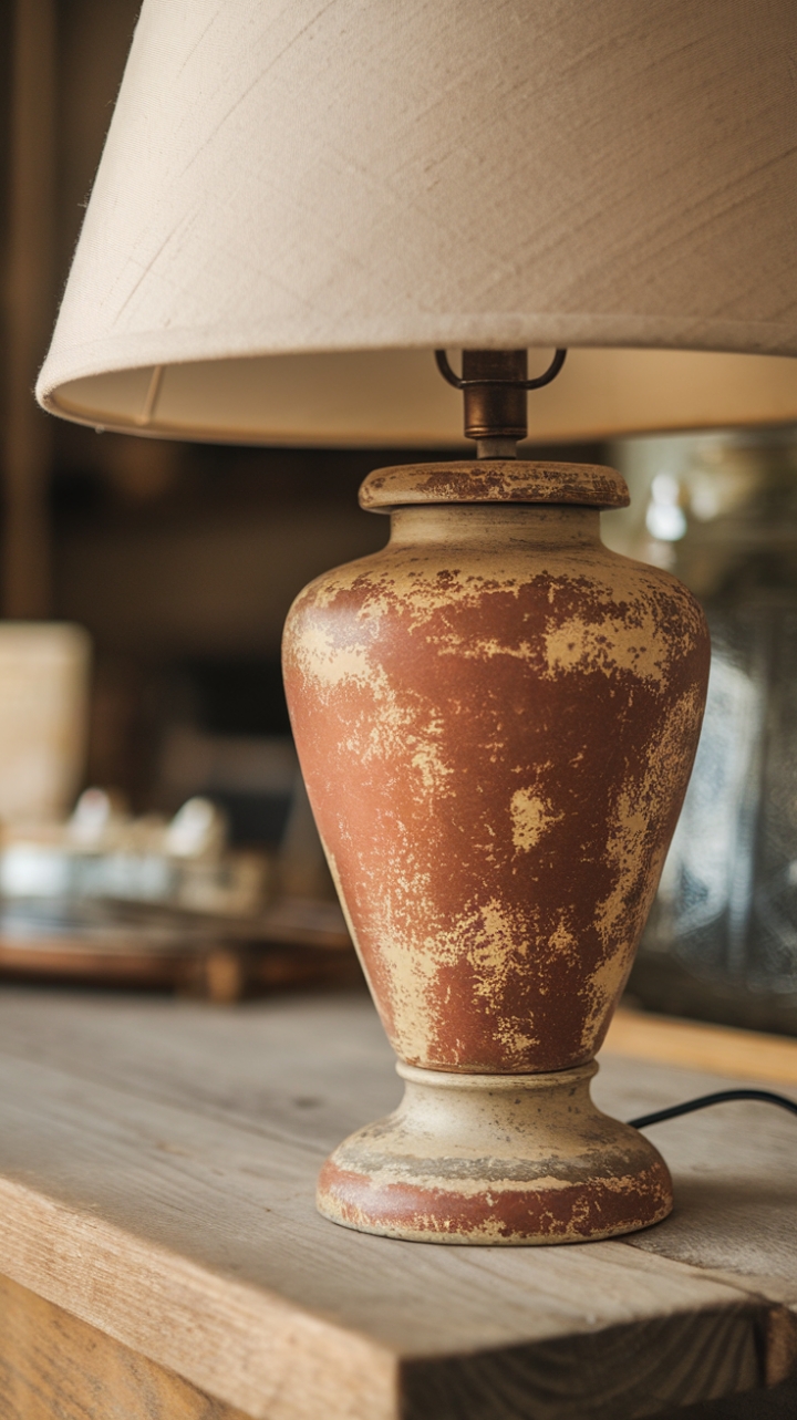 Timeless Rustic Accent: Elegant Table Lamp for Your Decor