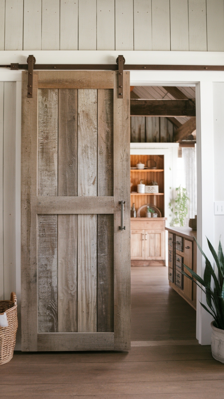 Rustic Pantry Door: A Charming Country Touch