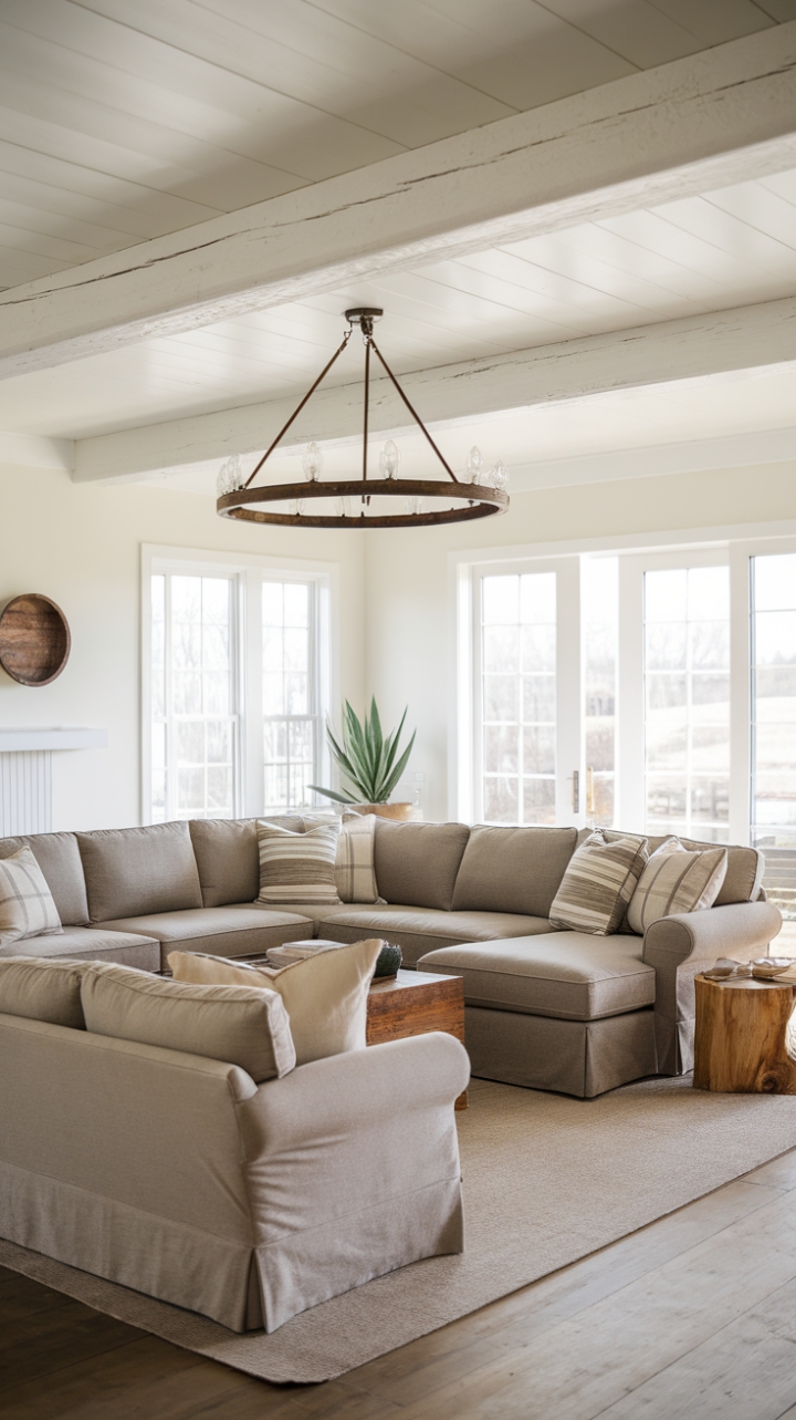 Charming Farmhouse Living Room for Ultimate Relaxation