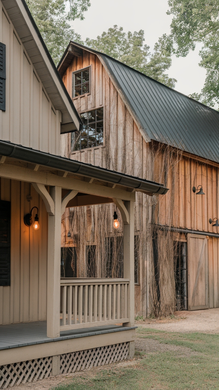 Timeless Farmhouse Charm Amidst Nature