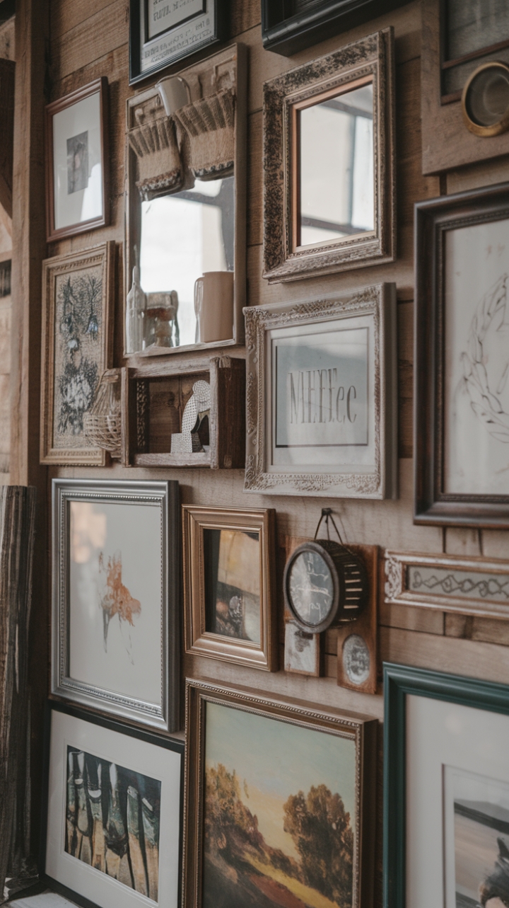 Storytelling Through Art: A Rustic Gallery Wall