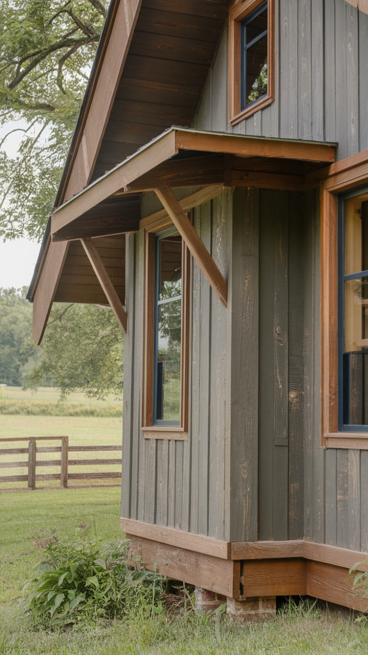 Rustic Craftsmanship: A Farmhouse's Country Charm