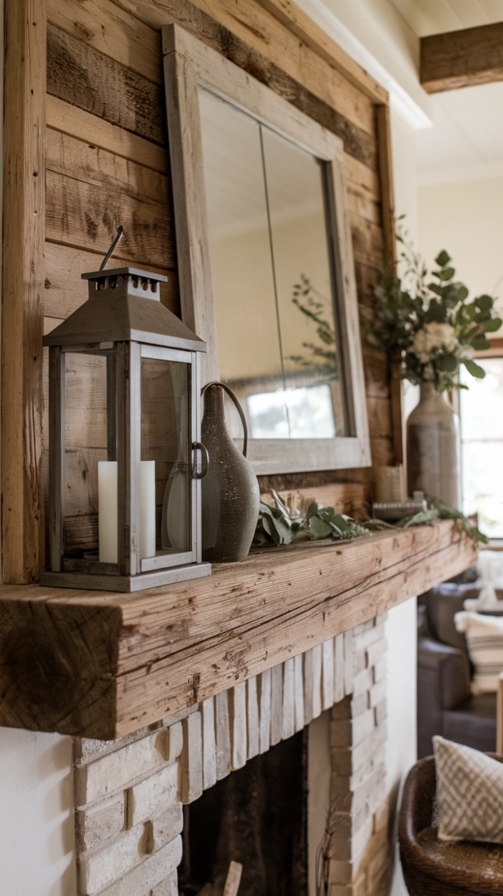 Rustic Charm: Farmhouse Fireplace Decor