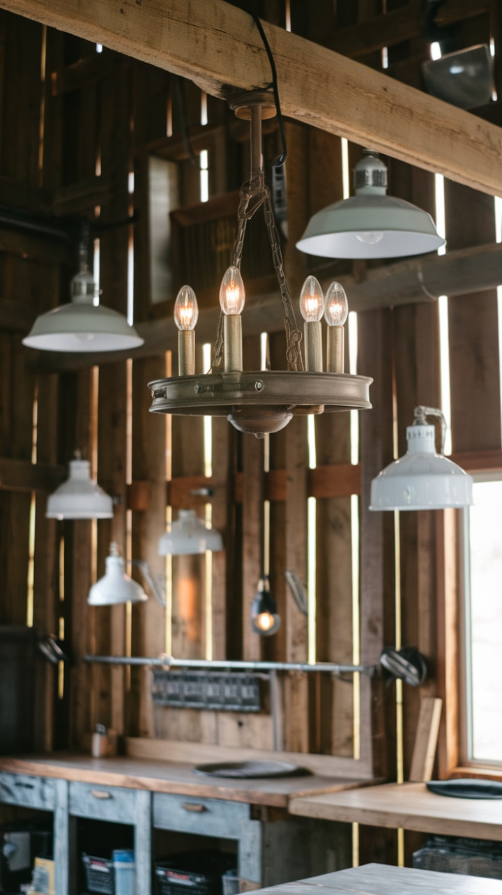 Rustic Farmhouse Lighting: A Perfect Blend of Vintage and Industrial Elements