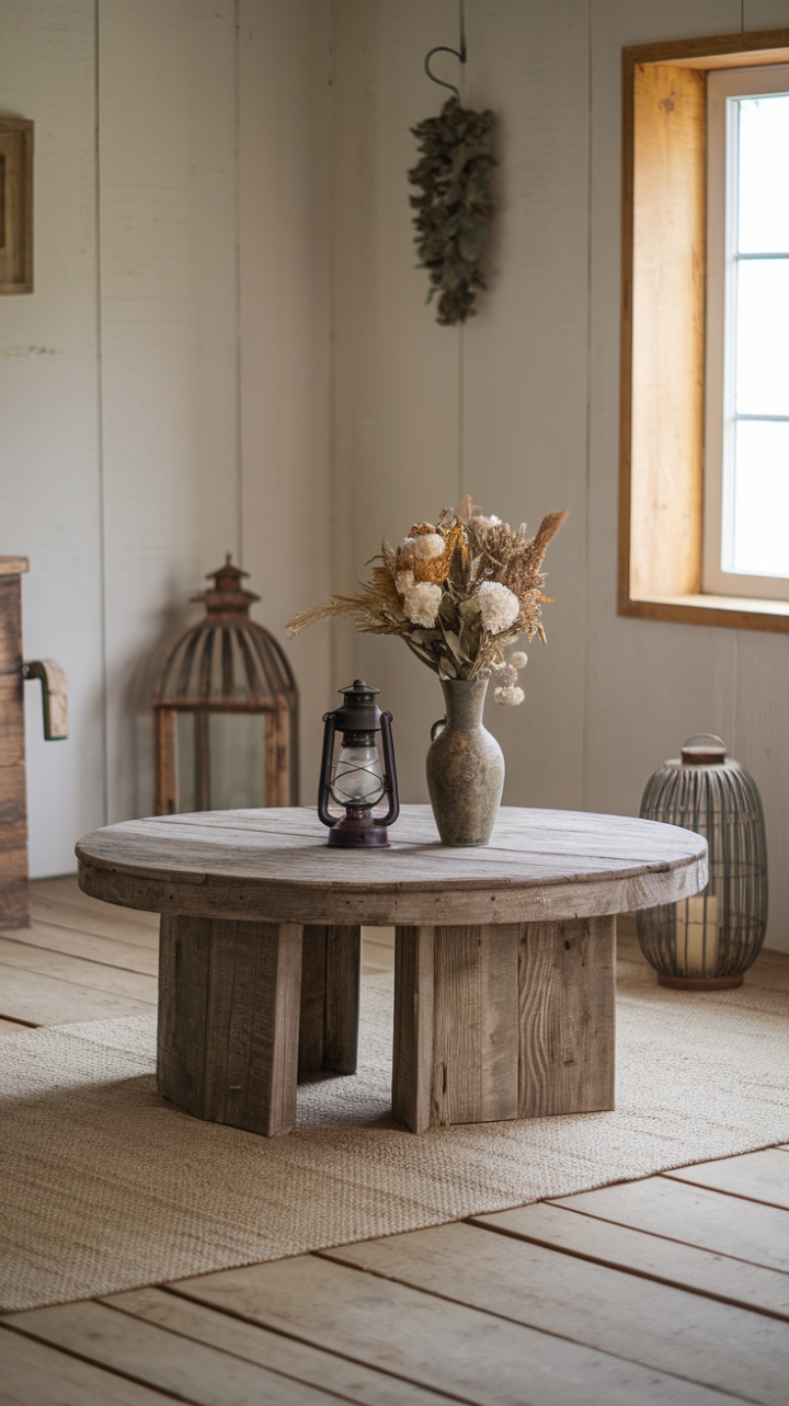 Nature-Inspired Coffee Table for Cozy Elegance