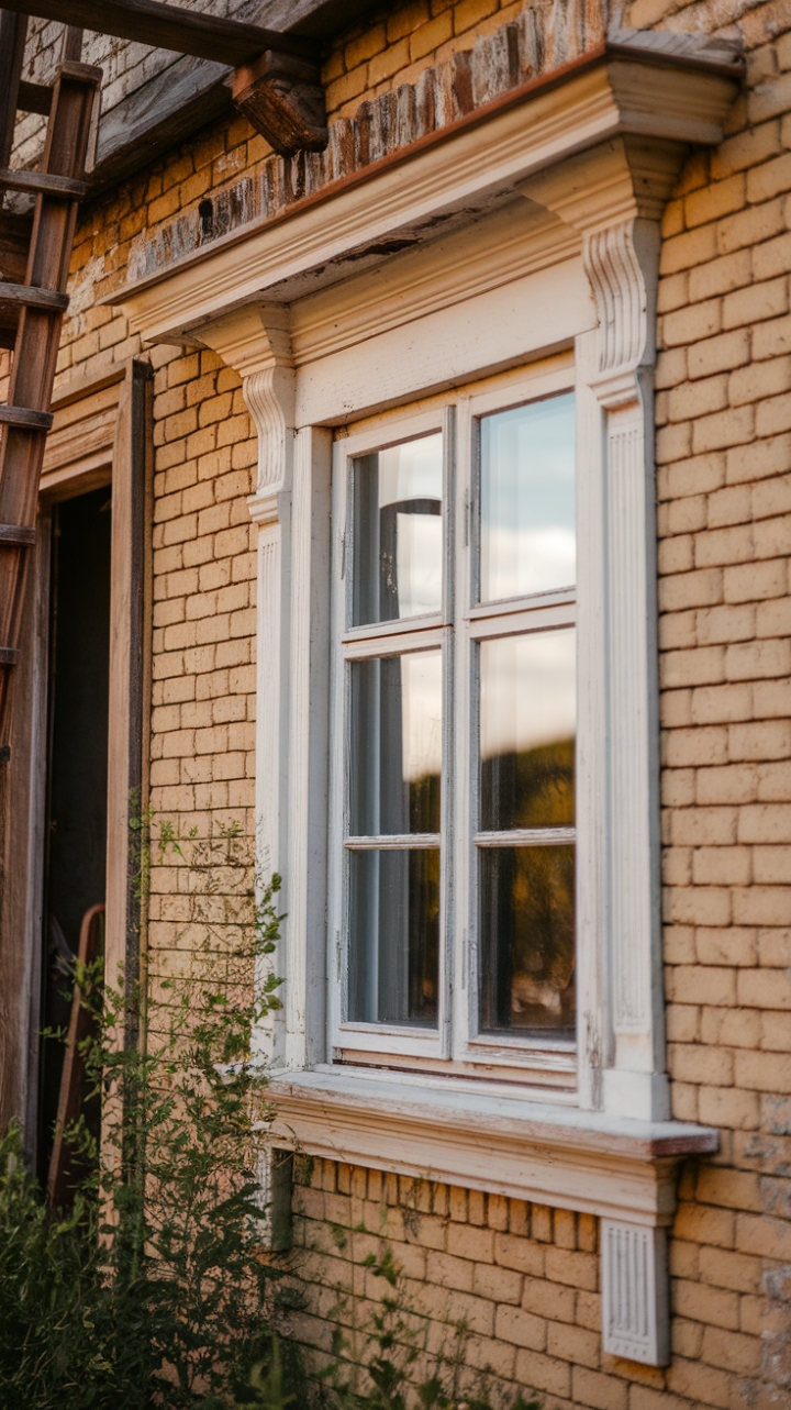 Rustic Charm: A Window of Time and Resilience