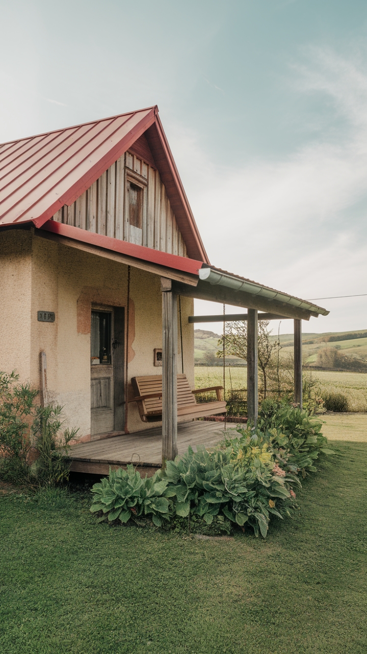 Serene Hillside Escape with a Welcoming Porch