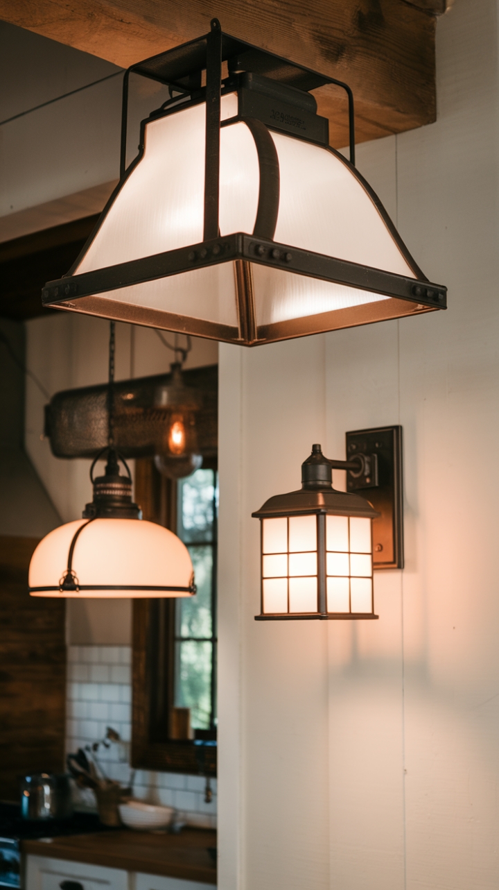 Vintage Charm Meets Contemporary Farmhouse Illumination