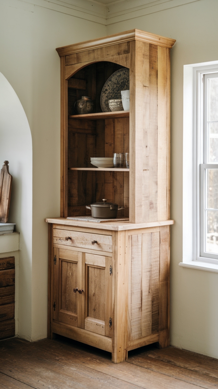 Rustic Shaker Cabinet Brings Warmth to Country Kitchen