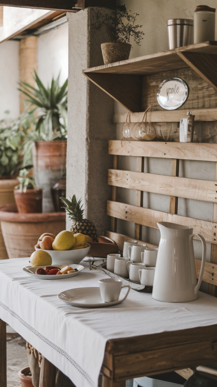 Farmhouse Warmth: Crafting a Cozy Coffee Station