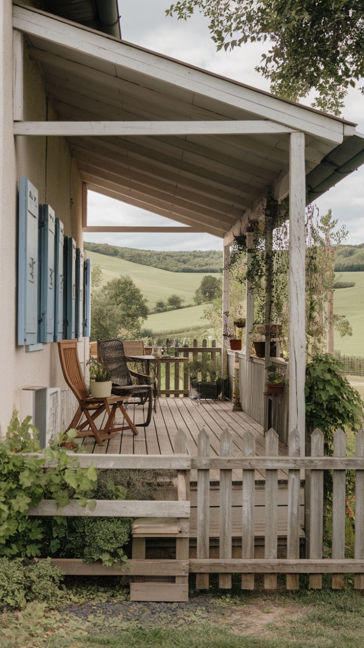 Serene Countryside Veranda for Relaxation