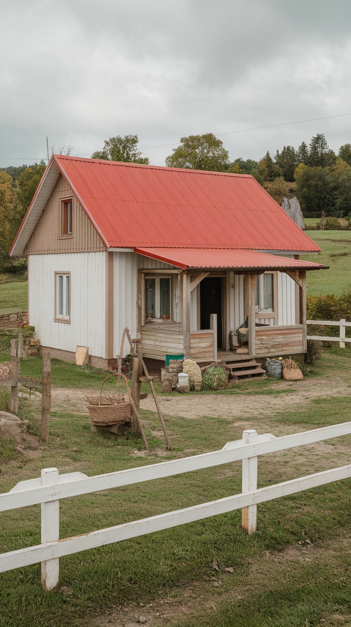 Charming Farmhouse Retreat with Rustic Porch and Verdant Views