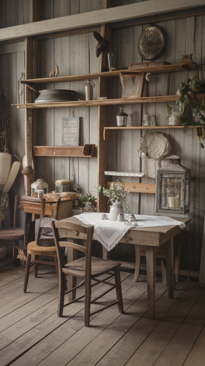 Cozy Farmhouse Retreat with Vintage Touches