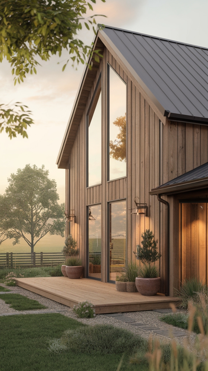 A Perfect Blend of Rustic Warmth and Contemporary Style