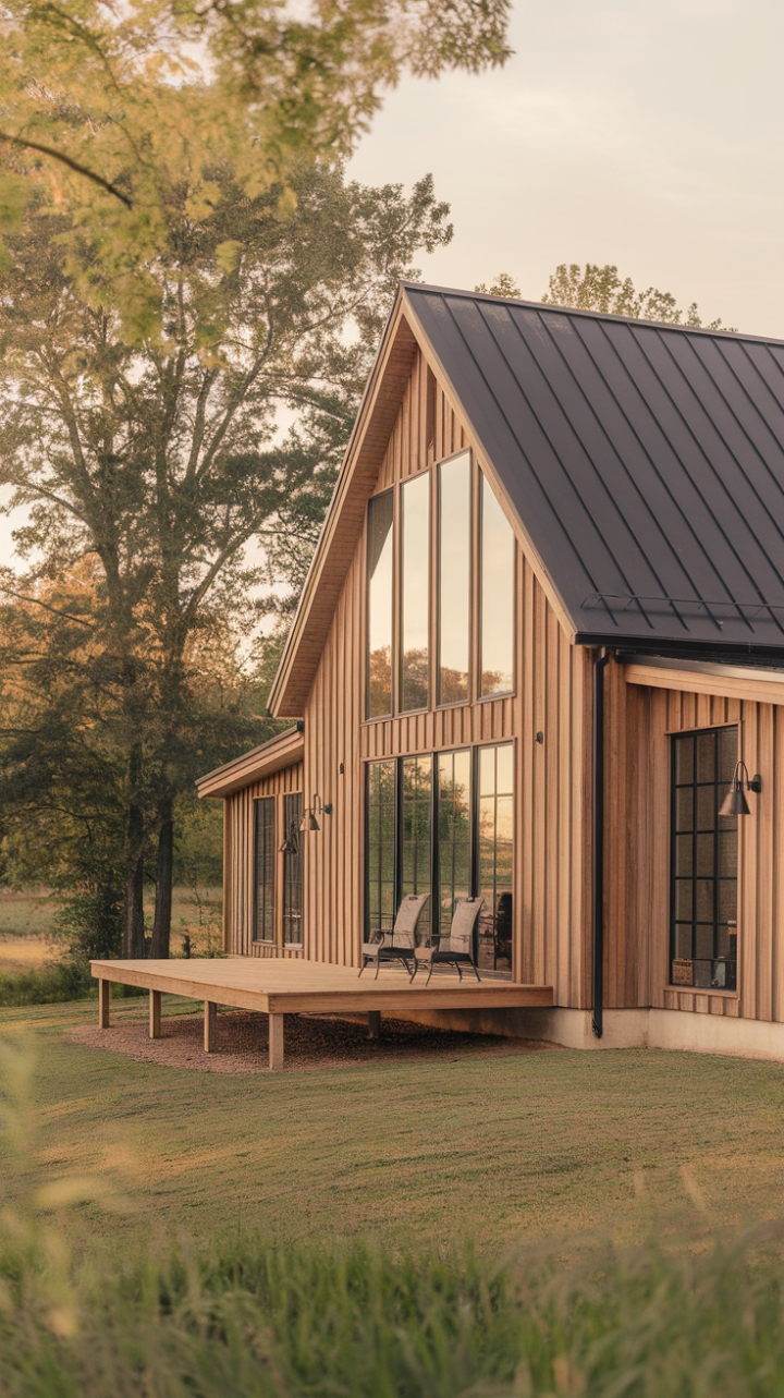 Contemporary Charm Meets Rustic Farmhouse Style