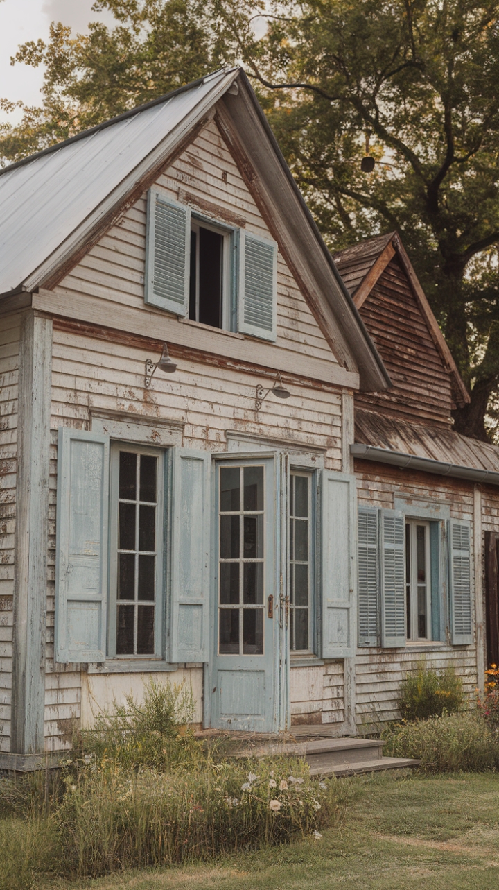 Rustic Elegance: A French Country Farmhouse with Vintage Charm
