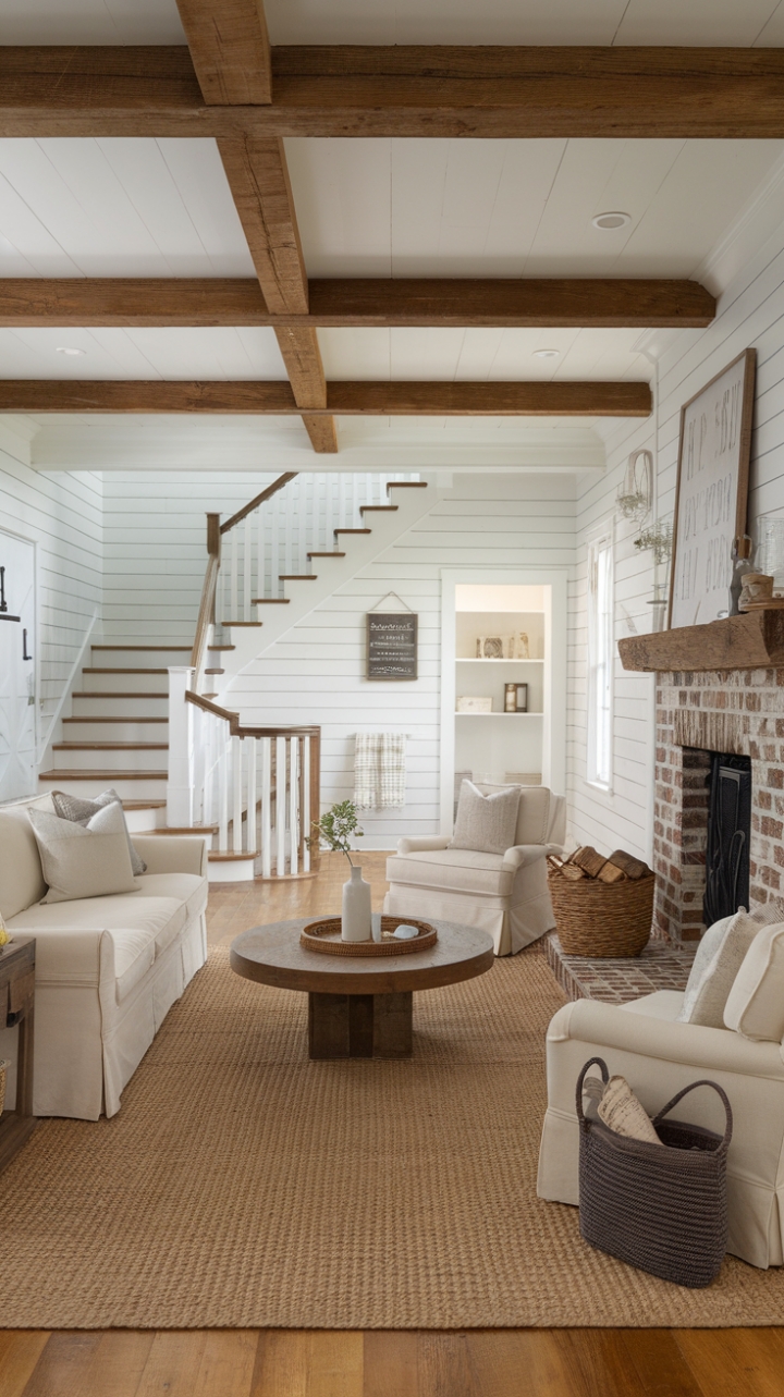Rustic Elegance: Bright and Inviting Farmhouse Living