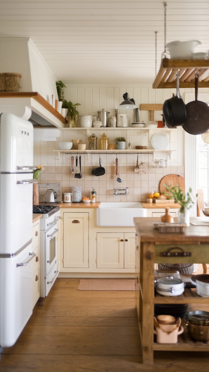 Rustic Elegance in a Cozy Farmhouse Kitchen