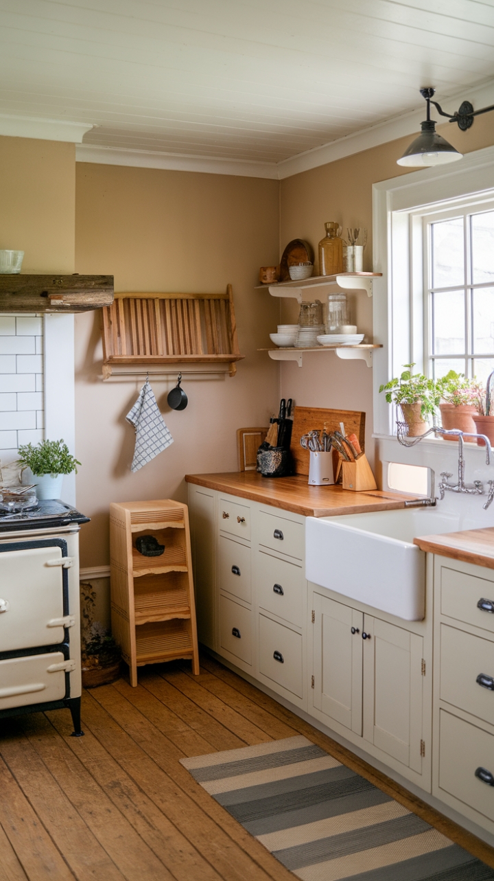 Timeless Shaker Kitchen with Rustic Charm