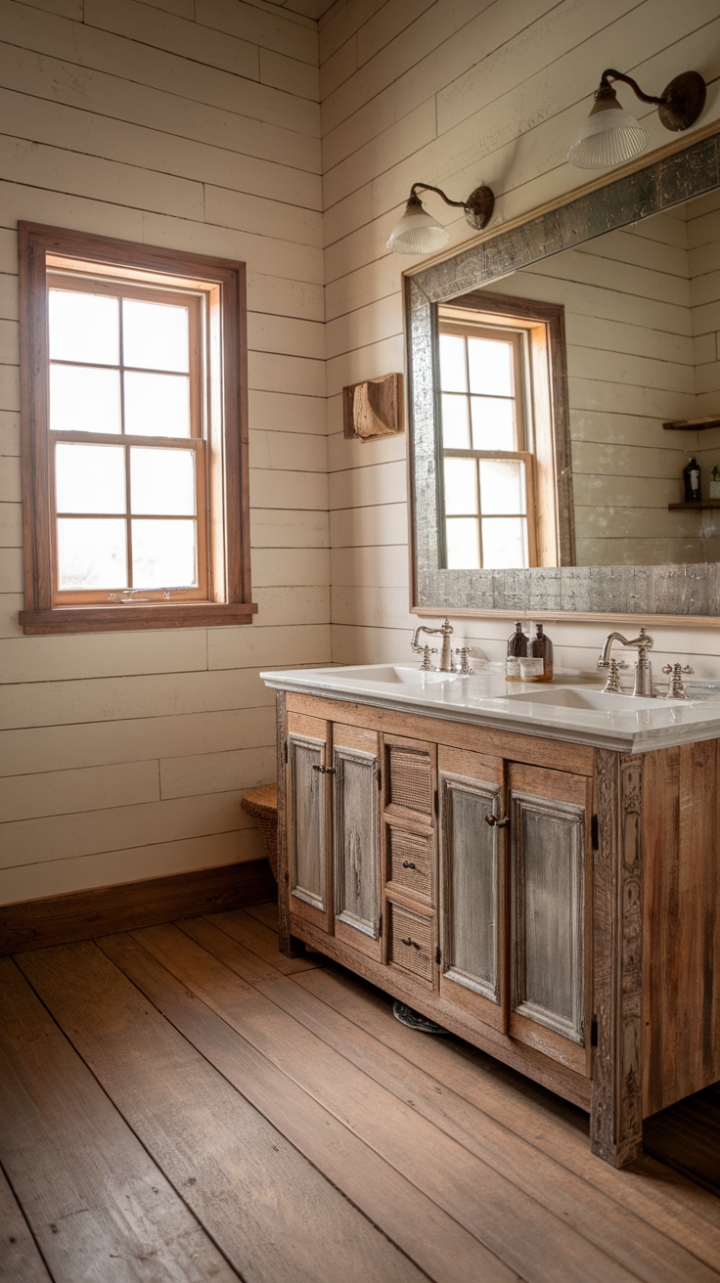 Timeless Elegance: Reclaimed Wood and Shiplap in a Countryside Sanctuary