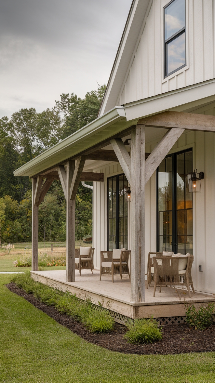 Charming Modern Farmhouse Porch Retreat
