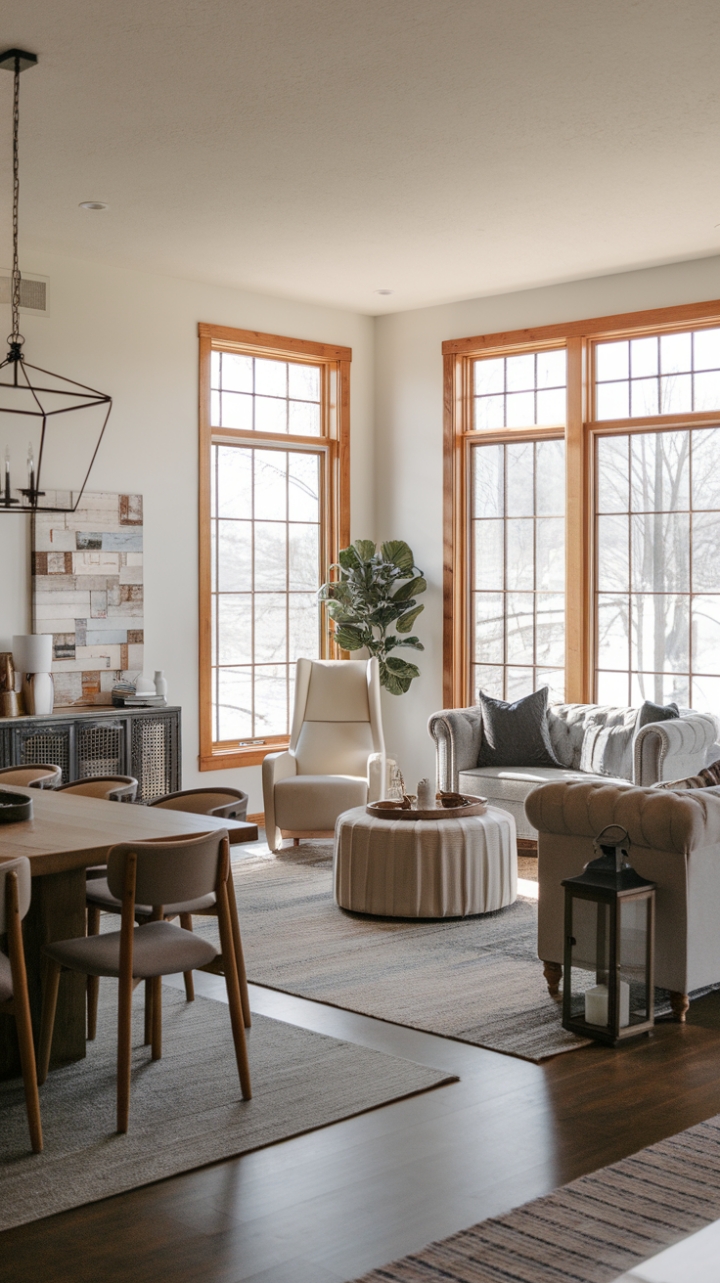 Contemporary Comfort Meets Rustic Charm