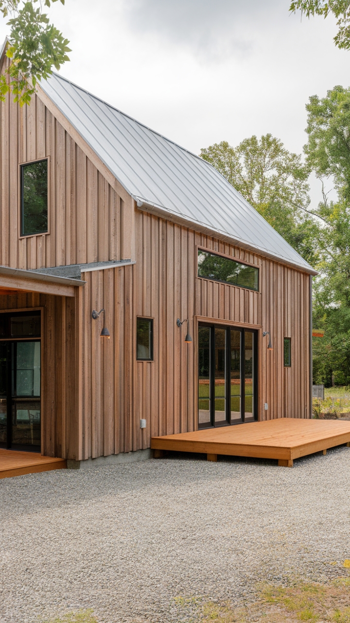 Modern Farmhouse Charm: Seamless Indoor-Outdoor Connection