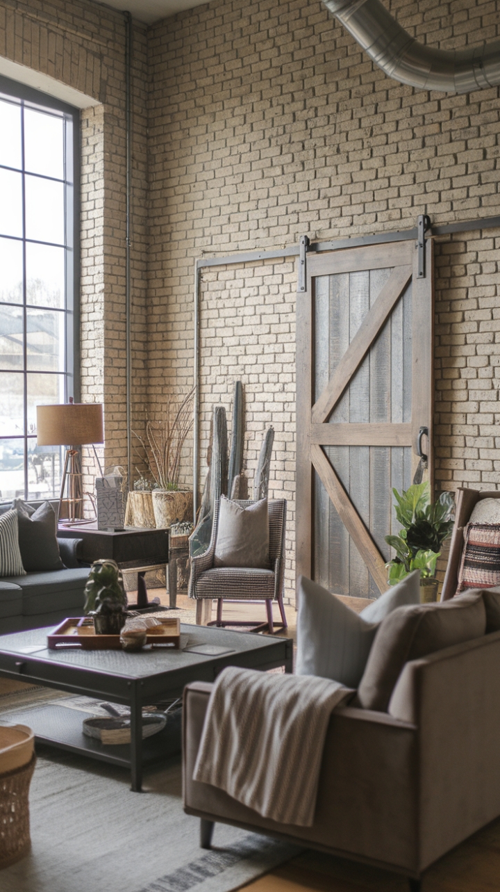 Modern Farmhouse Touches in an Industrial Space