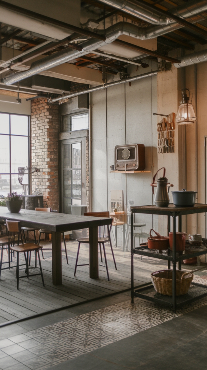 Rustic Meets Industrial: A Harmonious Design Fusion