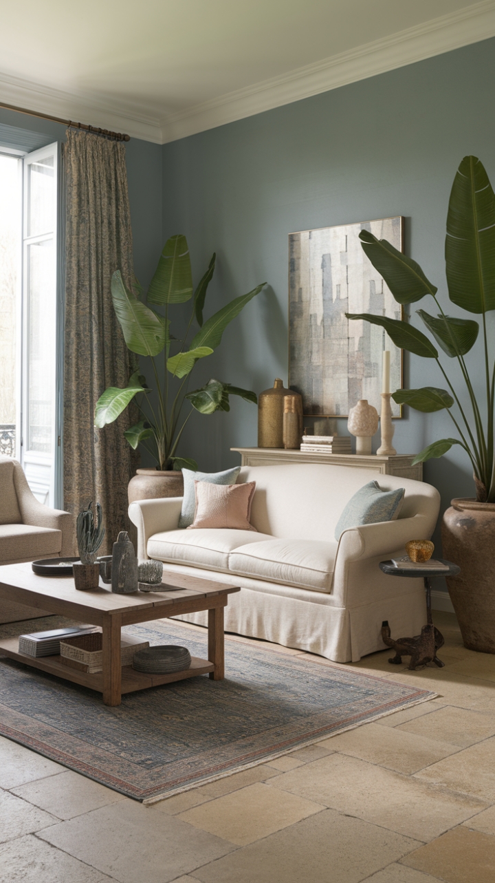 Serene French Provincial Living Room