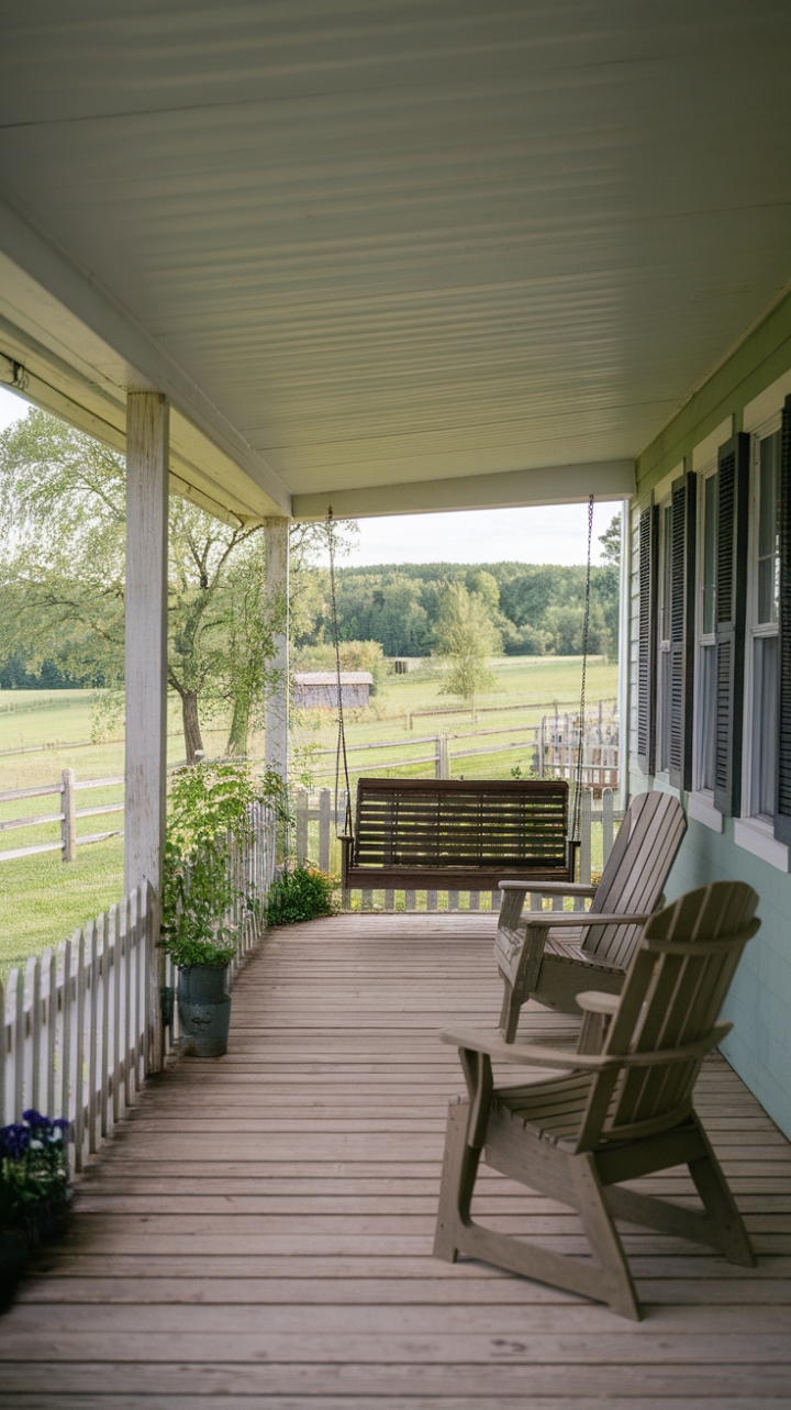 Idyllic Porch Oasis for Relaxation