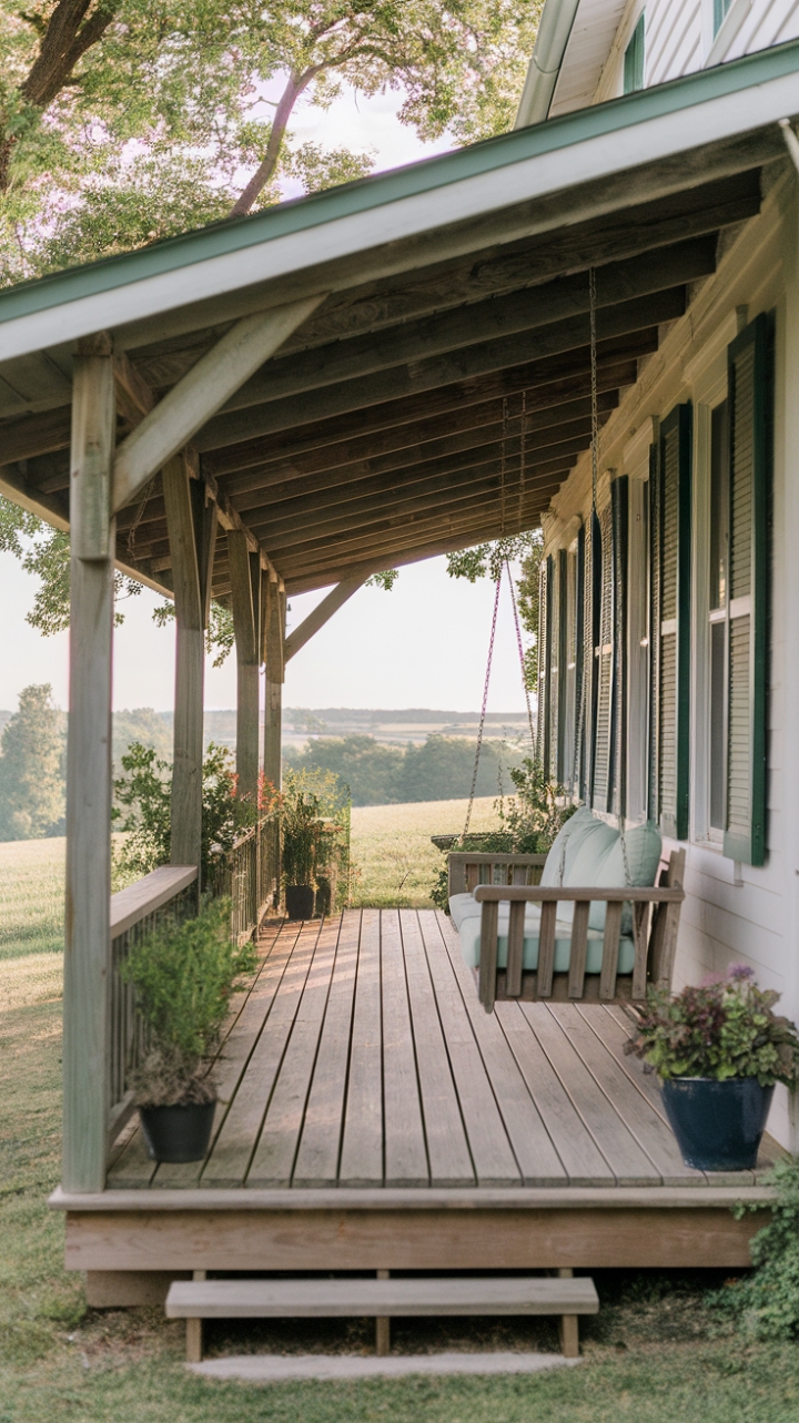 White House Charm: A Perfect Porch Escape