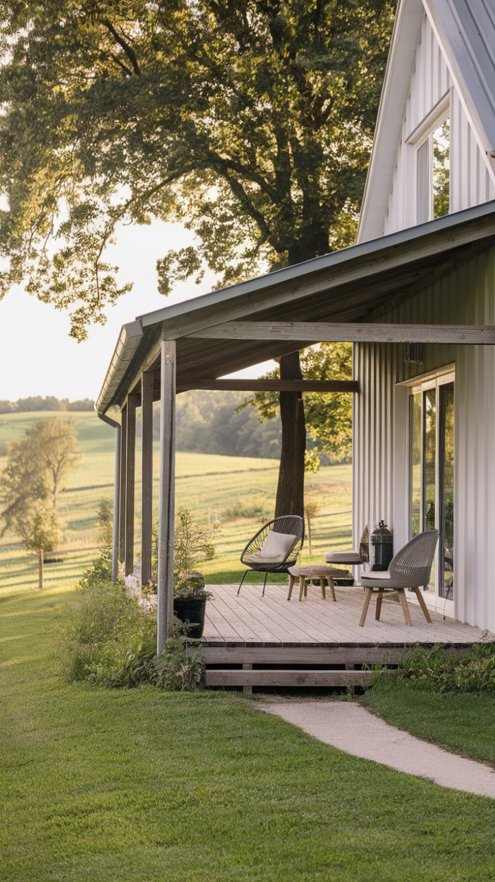 Tranquil Countryside Porch Escape
