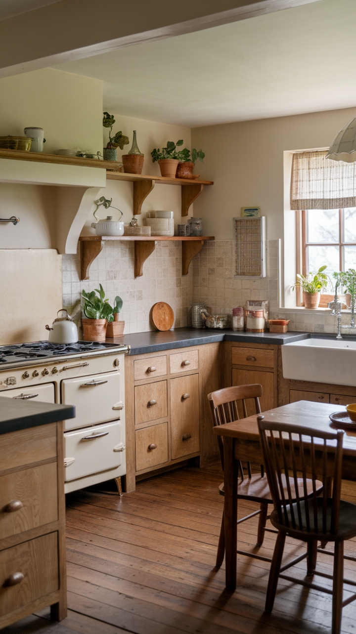Rustic Charm: A Cozy Kitchen for Gatherings