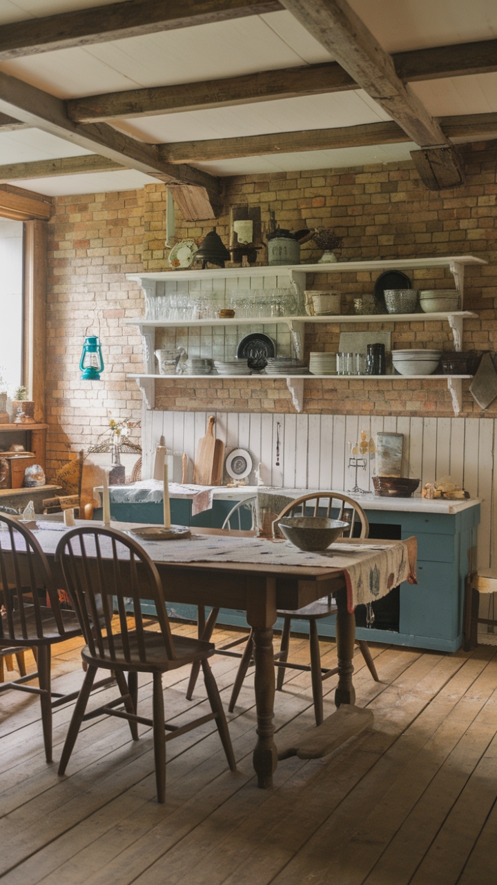 Timeless Country Kitchen with Vintage Charm