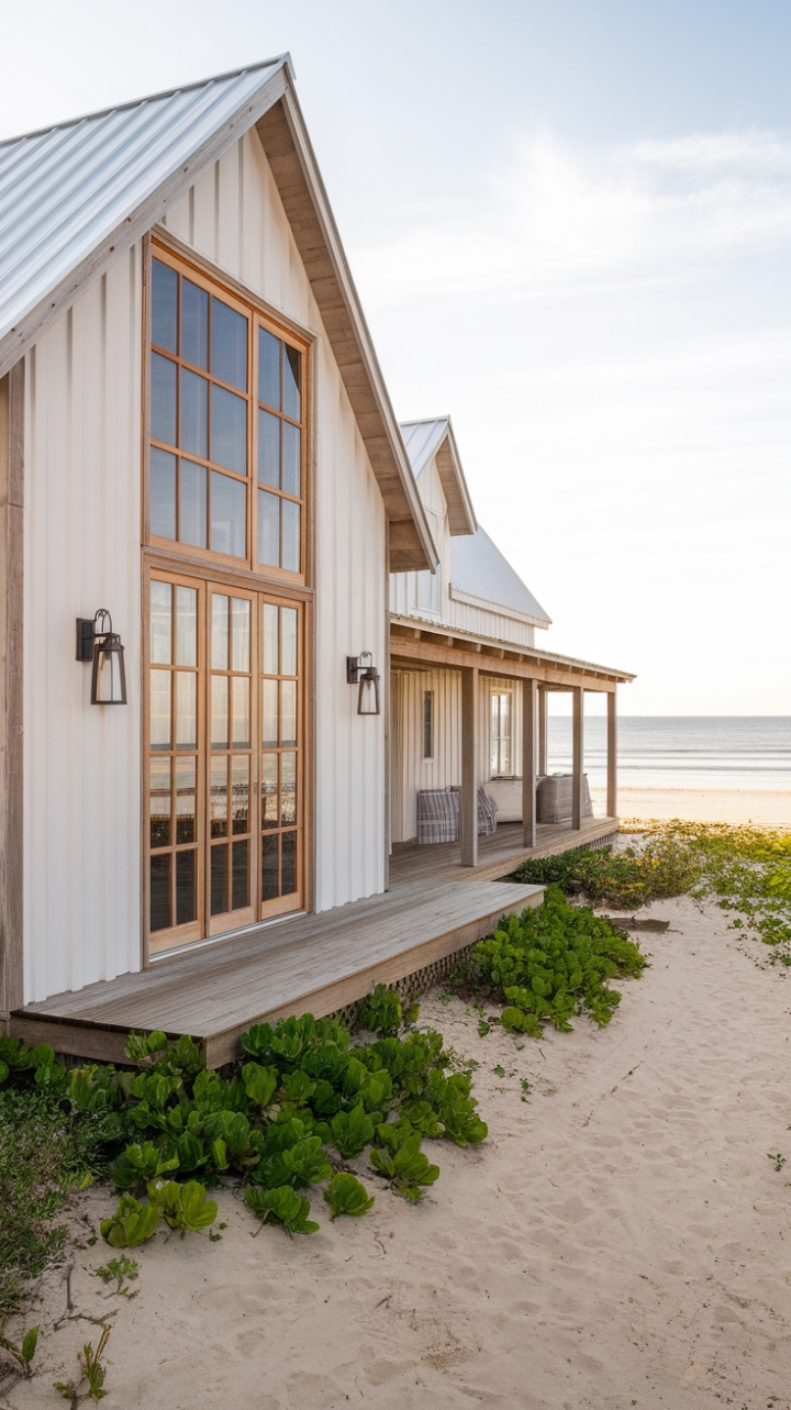 Nature’s Elegance: A Beachside Farmhouse Retreat