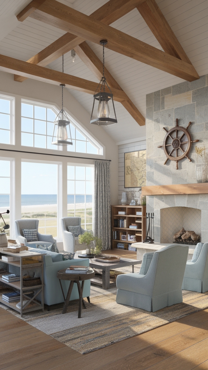 Coastal Comfort with Rustic Elegance