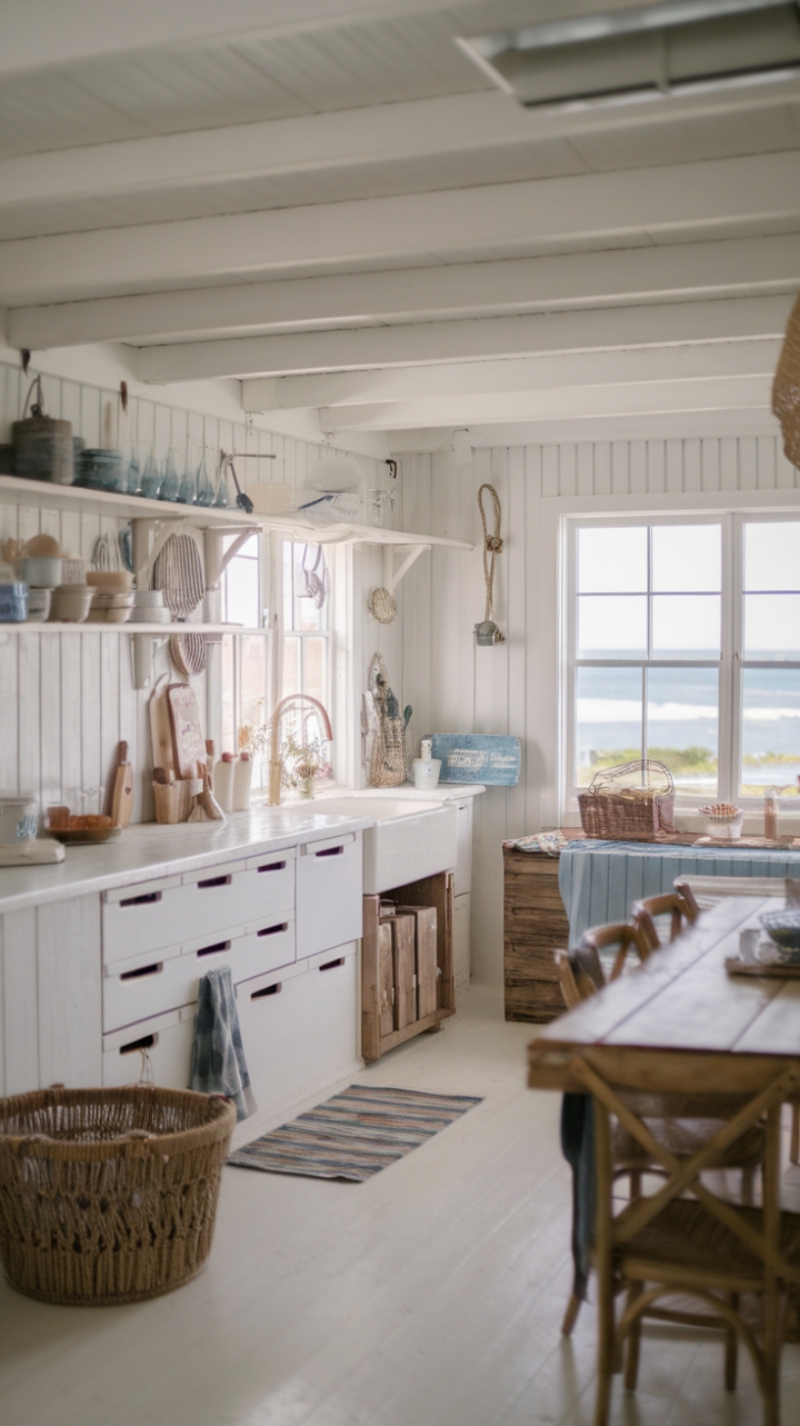 Seaside Serenity Meets Rustic Farmhouse Style