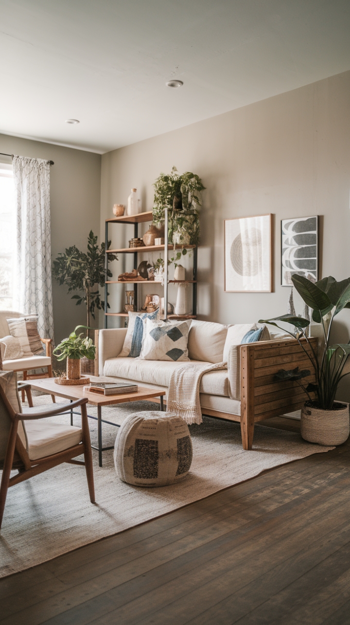 Rustic Elegance Meets Bohemian Comfort
