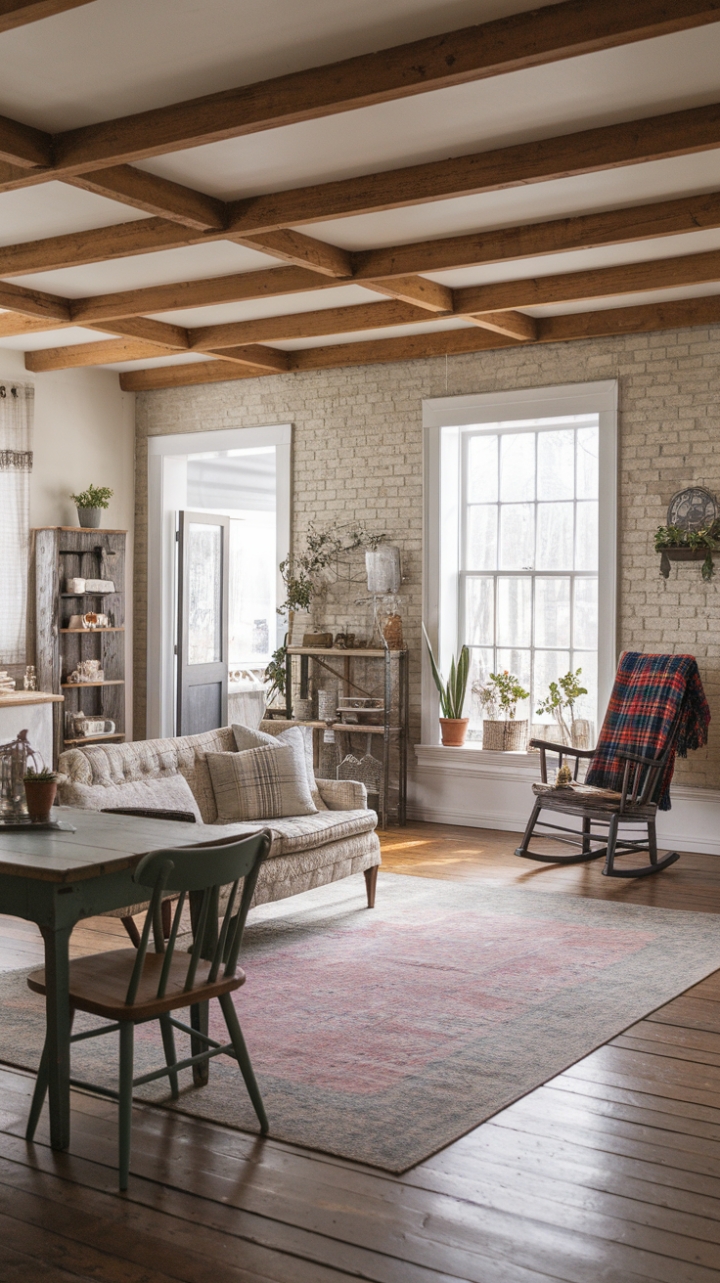 Vintage Vibes and Cozy Comfort in a Modern Farmhouse